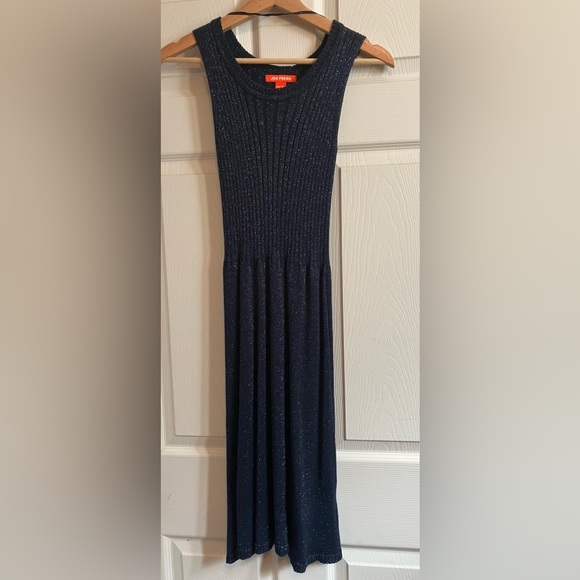 Joe Fresh Navy Glitter Dress XS - Picture 1 of 4